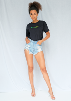 Base - T-shirt "Hologram Logo" Czarny