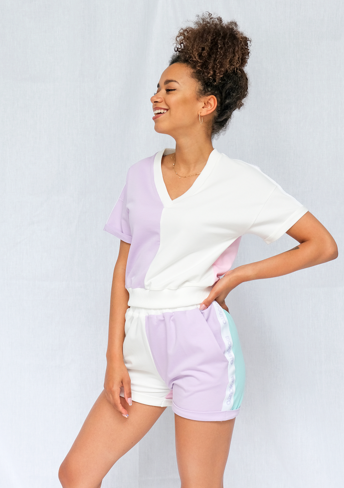 Koszulka dresowa z lampasem Candy ILM