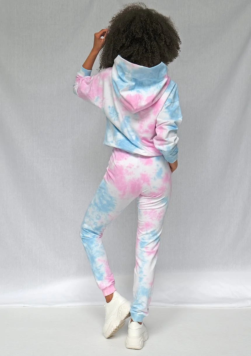 Spodnie dresowe ręcznie barwione metodą Diy pastel ILM