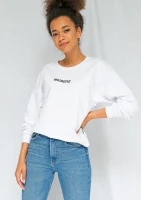 Basic - logo sweatshirt white