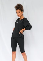 Basic - logo sweatshirt black