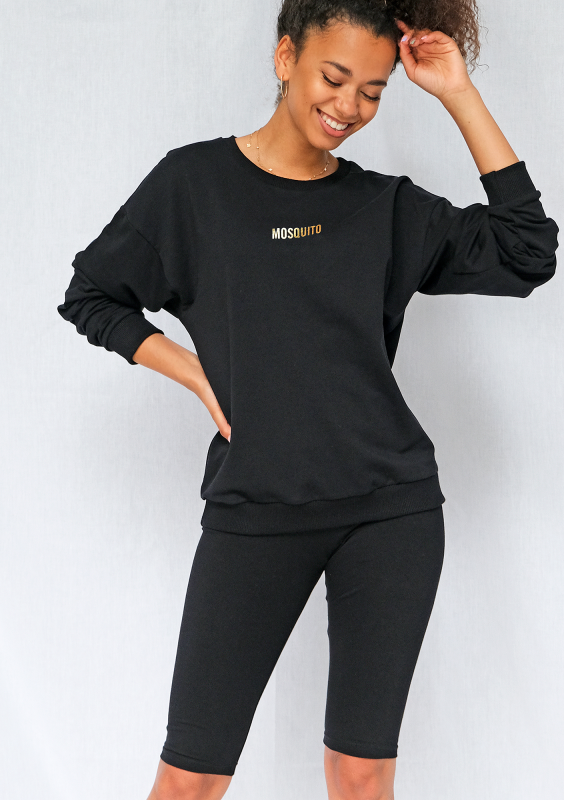 Bluza "Gold logo"  czarna ILM