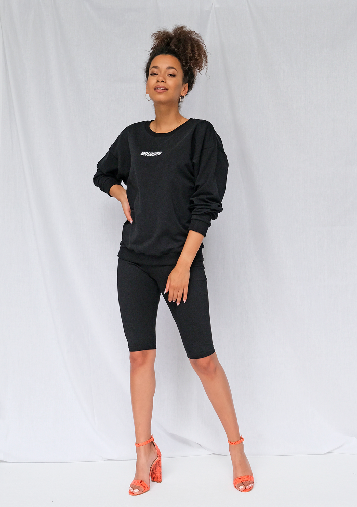 Legginsy z wysokim stanem do kolan Czarne ILM