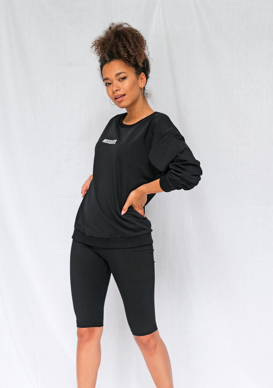 Legginsy z wysokim stanem do kolan Czarne ILM