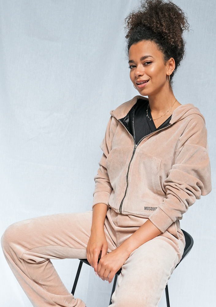 Bluza rozpinana z weluru ILM