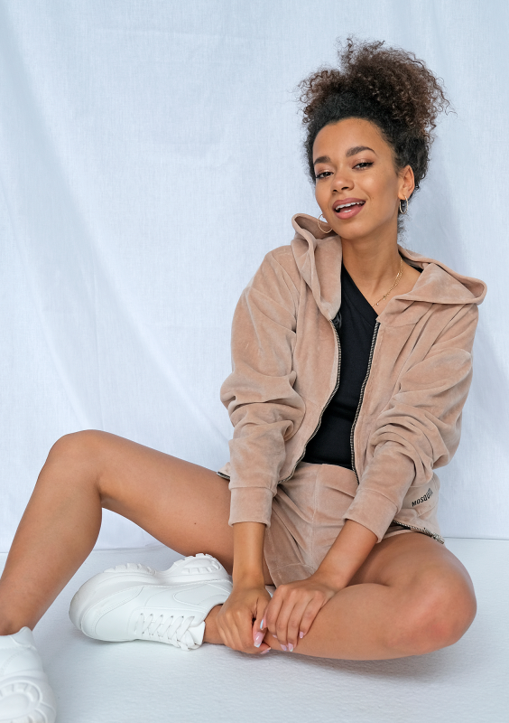 Bluza rozpinana z weluru ILM