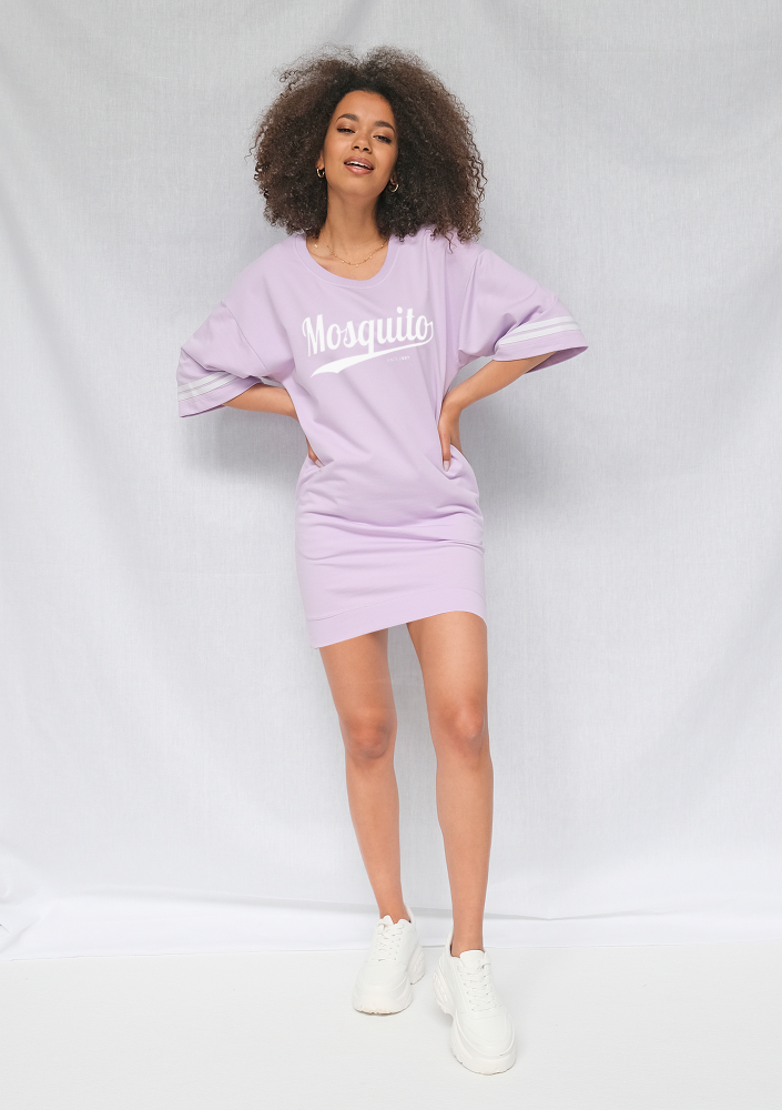 Tunika t-shirt Mosquito logo Lila