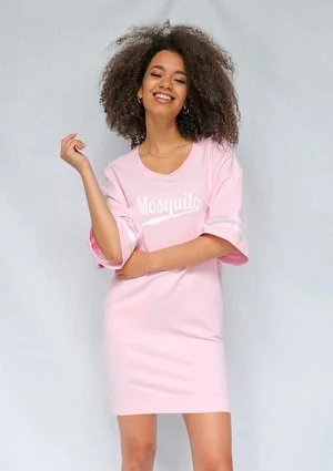 Tunika t-shirt Mosquito logo Pink ILM