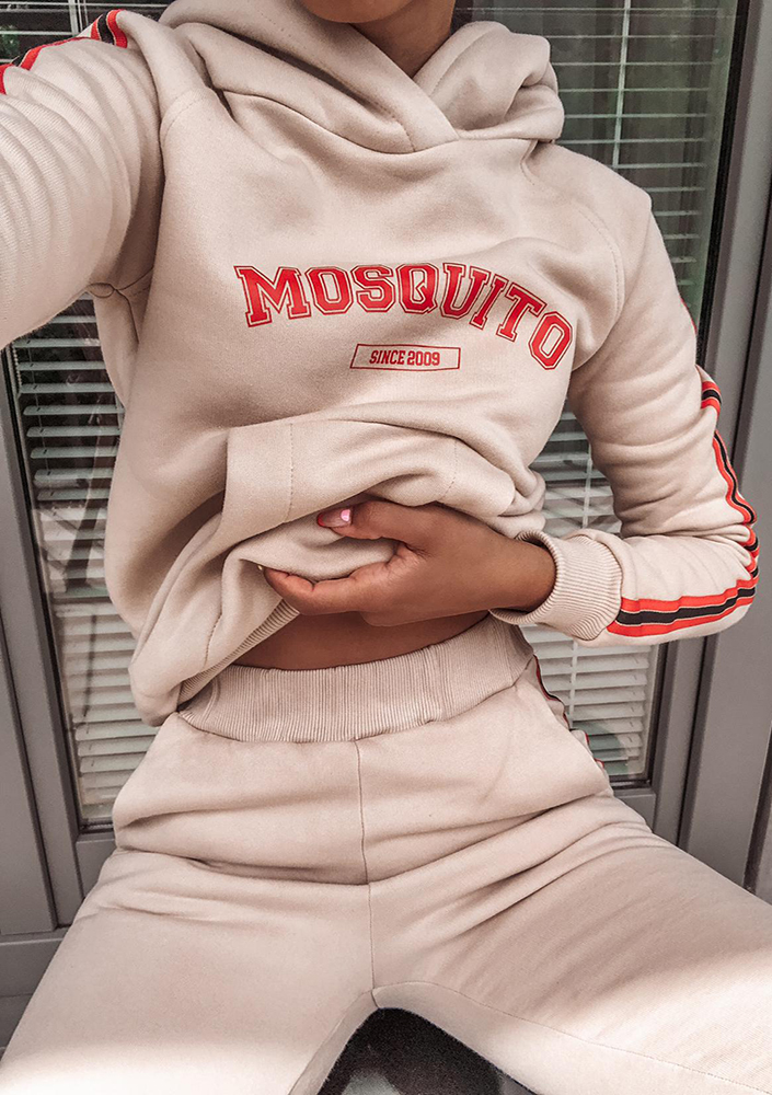 Bluza z lampasem red Beżowa ILM