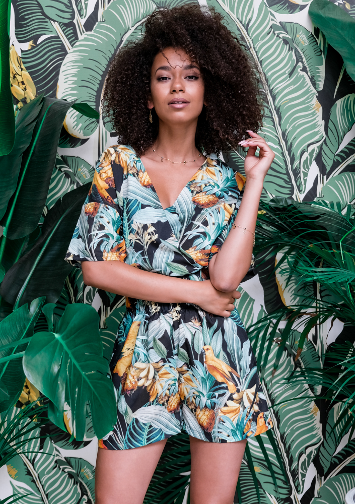 Kopertowa bluzka parrots ILM