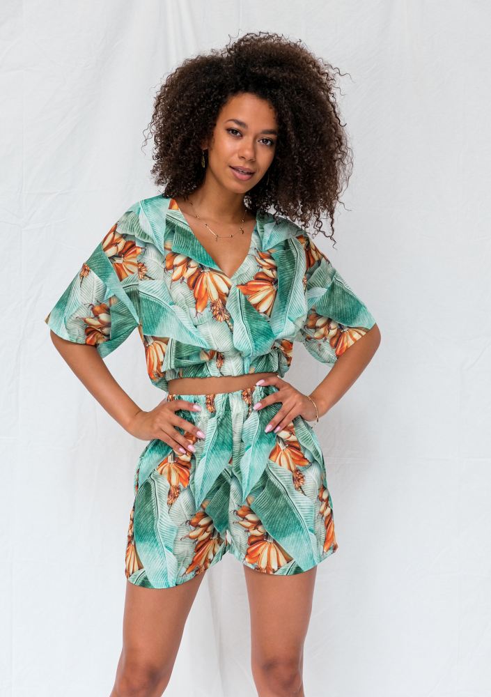 Kopertowa bluzka parrots ILM