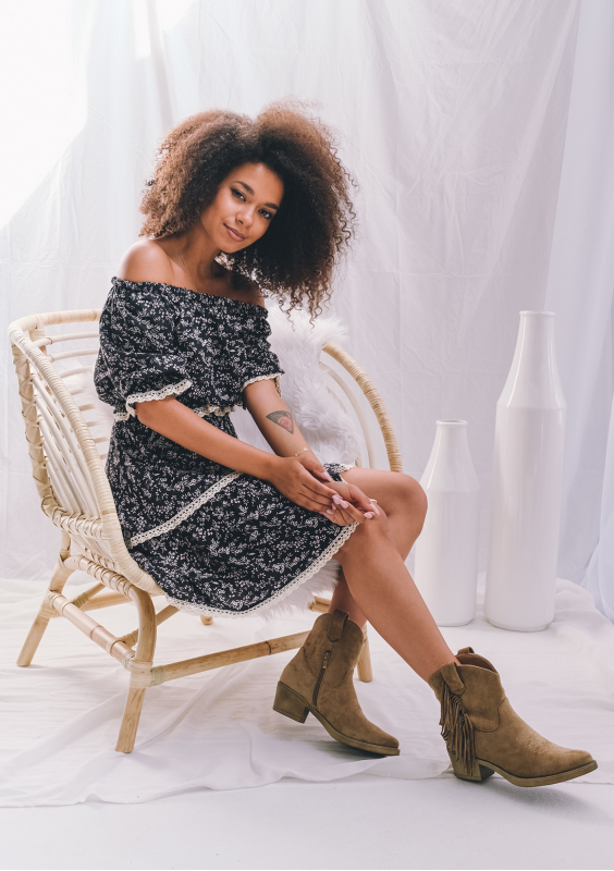 Spódnica z wiskozy czarna