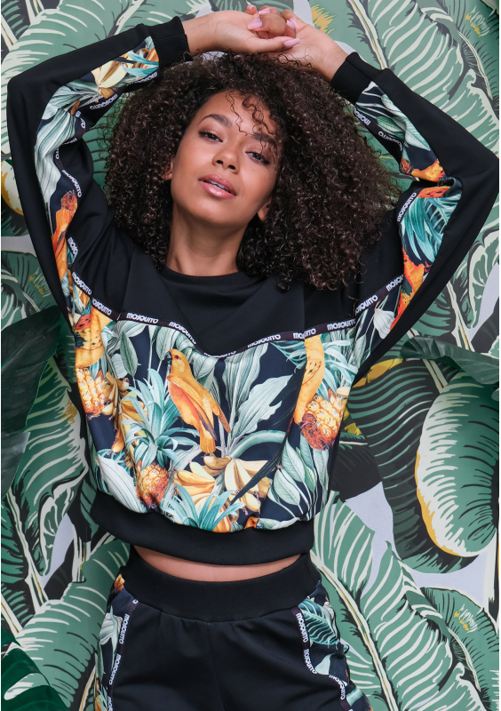 Bluza ze wstawką parrots ILM