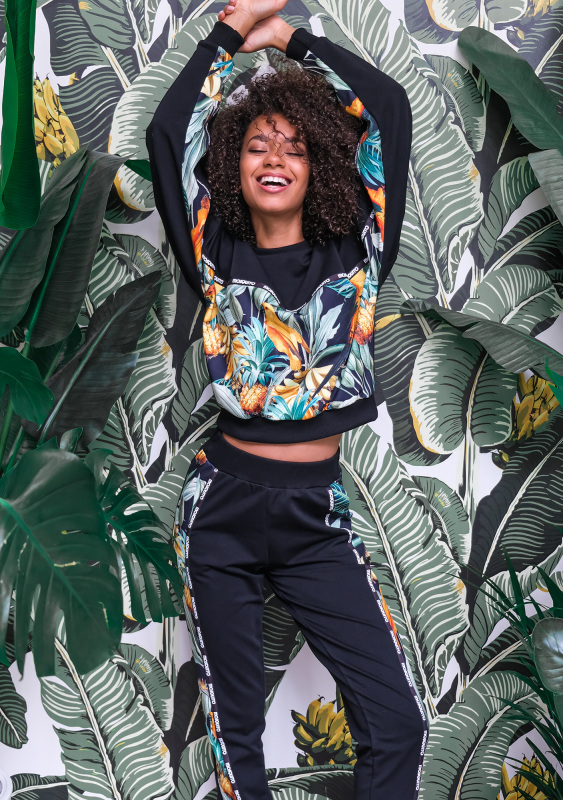 Bluza ze wstawką parrots ILM