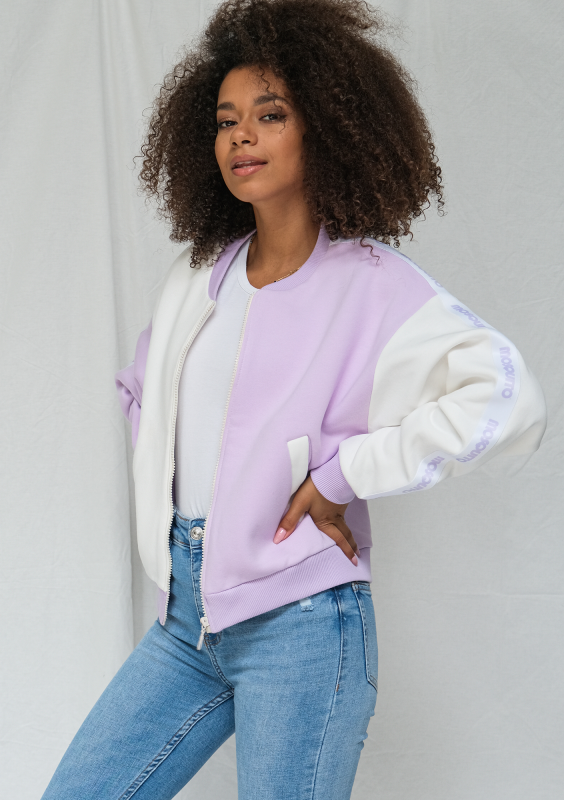 Bluza rozpinana typu Bomber Candy pastel ILM
