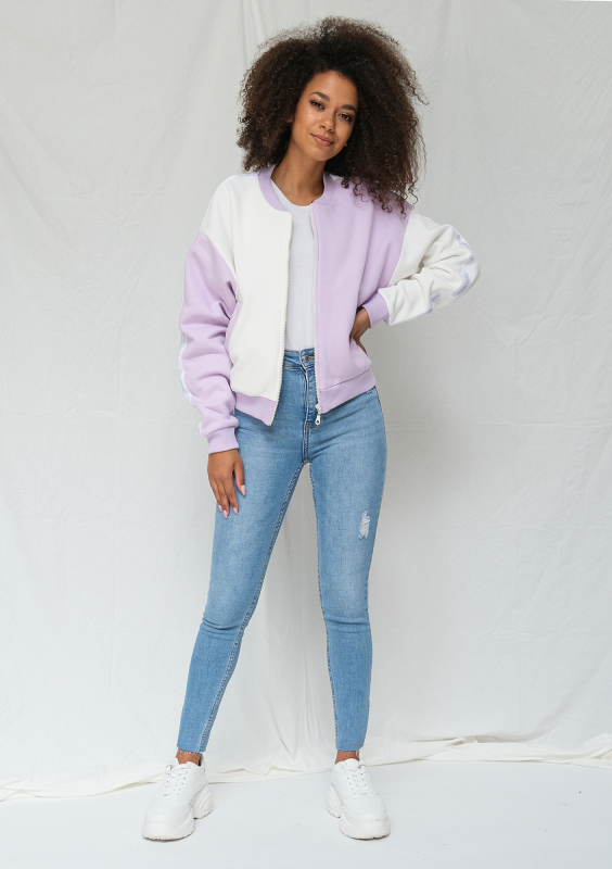 Bluza rozpinana typu Bomber Candy pastel ILM