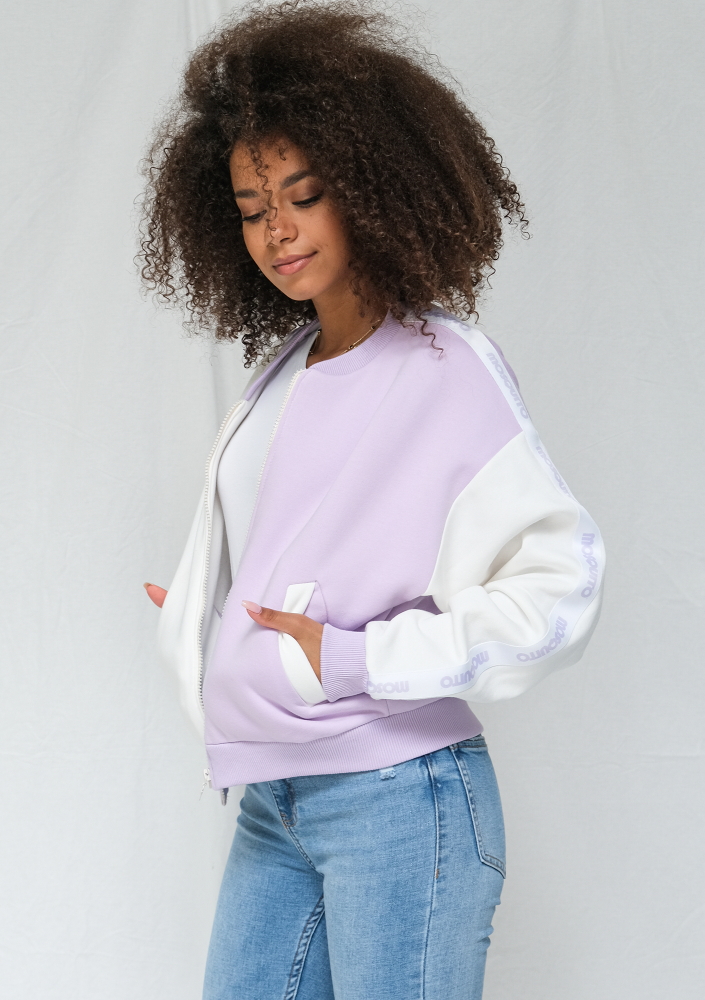 Bluza rozpinana typu Bomber Candy pastel ILM