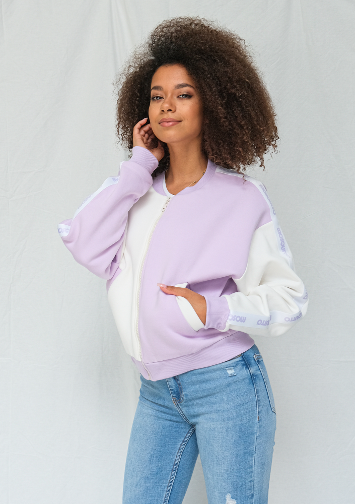 Bluza rozpinana typu Bomber Candy pastel ILM