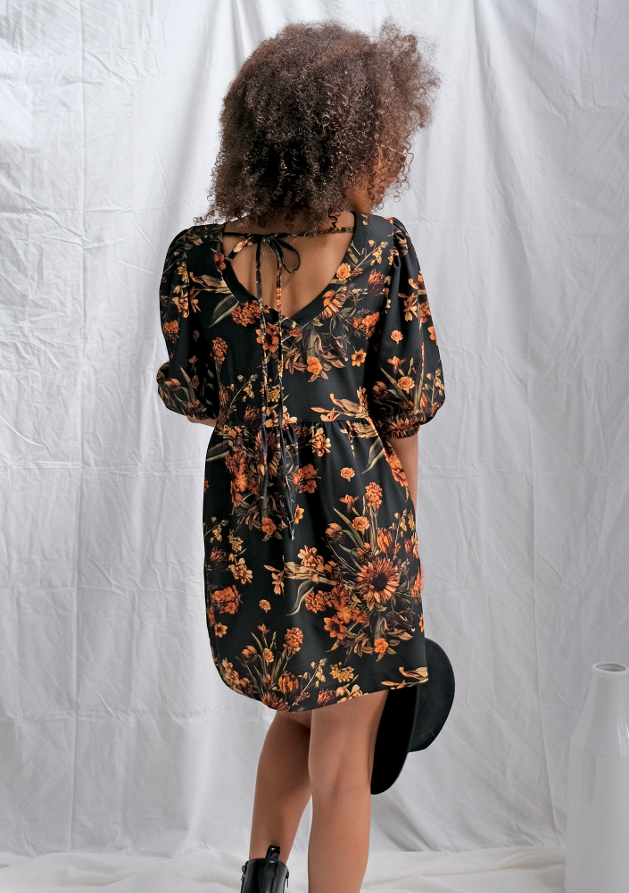 Sukienka w miodowe kwiaty