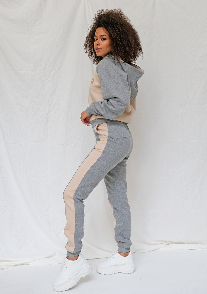 Bluza z kapturem melange ilm