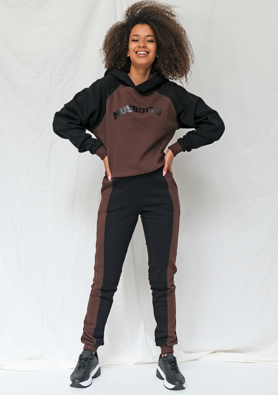 Bluza z kapturem brown ILM