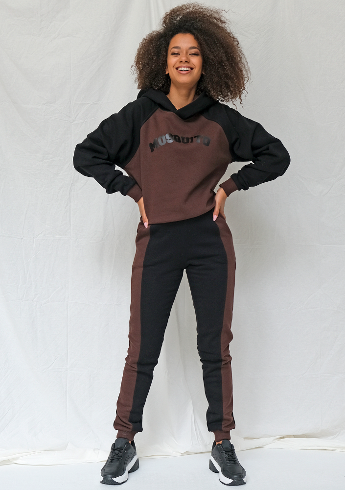 Bluza z kapturem brown ILM