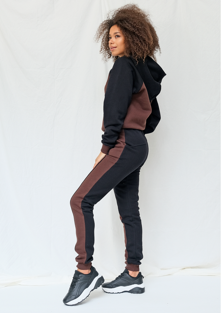 Bluza z kapturem brown