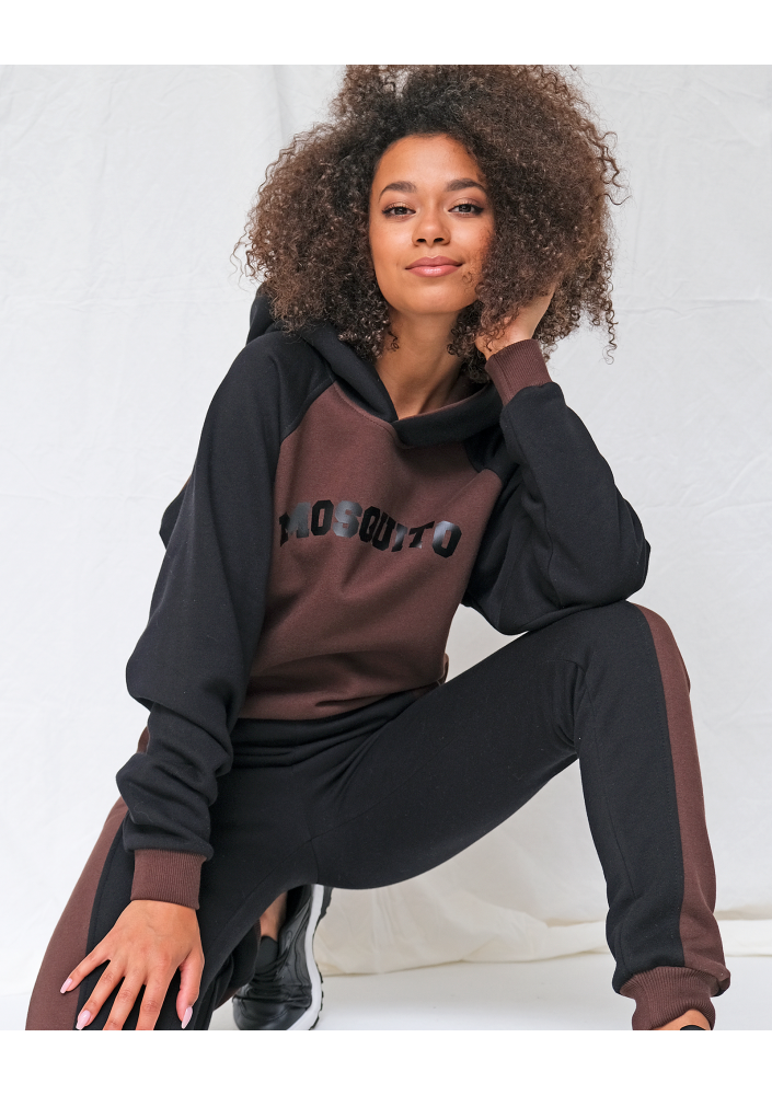 Bluza z kapturem brown ILM