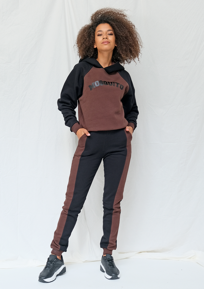 Bluza z kapturem brown