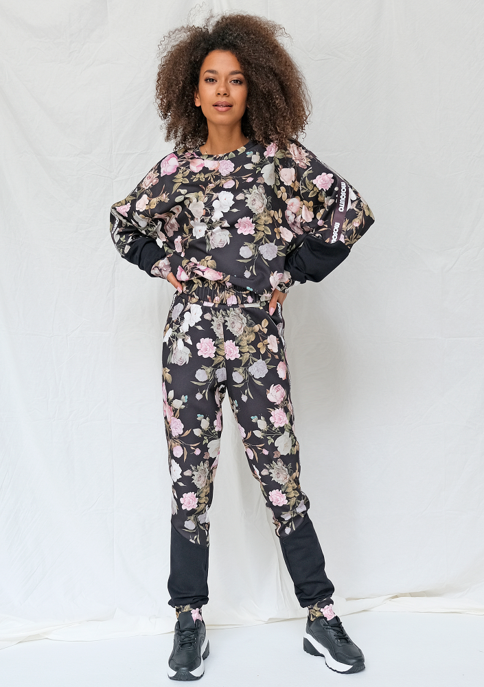 Bluza dresowa rose print ILM