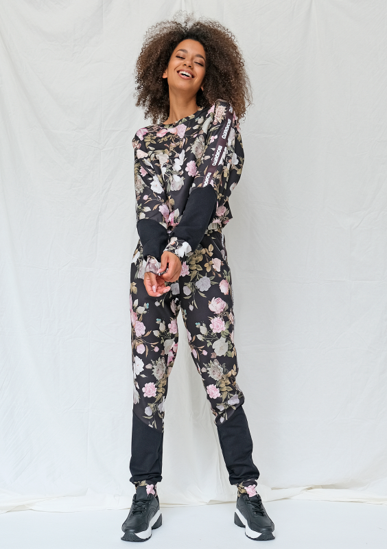 Spodnie dresowe rose print ILM