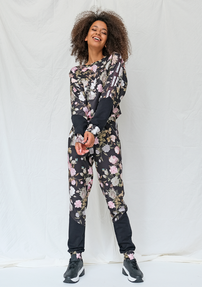 Spodnie dresowe rose print ILM