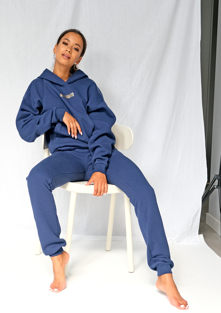 Bluza z kieszenią i kapturem Monaco Navy ILM