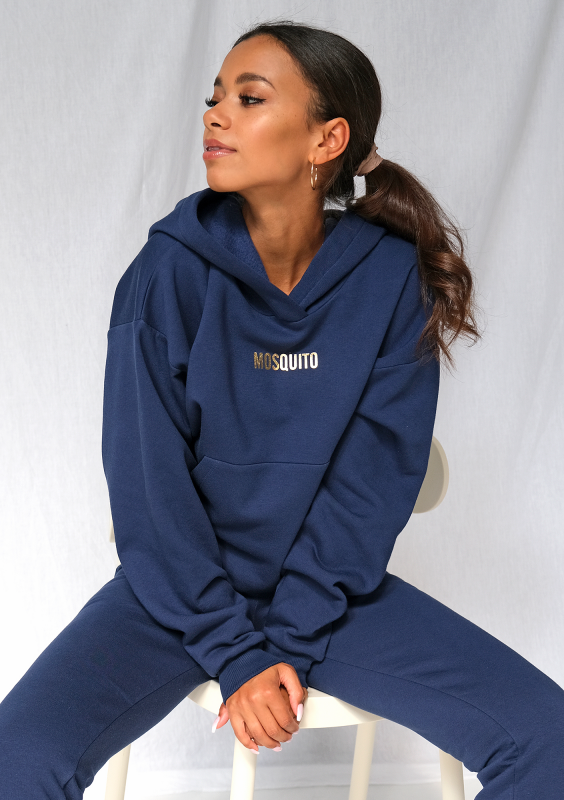 Bluza z kieszenią i kapturem Monaco Navy ILM