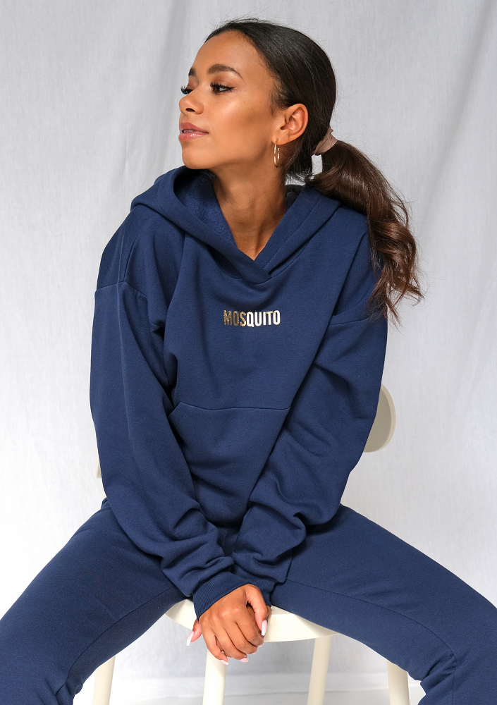 Bluza z kieszenią i kapturem Monaco Navy ILM