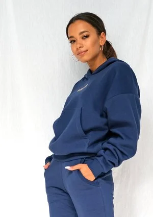 Bluza z kieszenią i kapturem Monaco Navy ILM