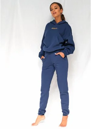 Bluza z kieszenią i kapturem Monaco Navy ILM