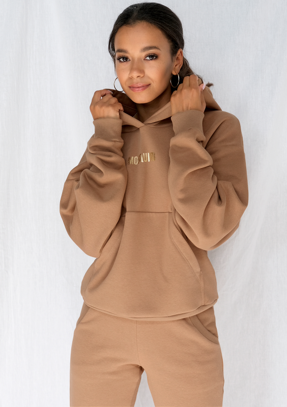 Bluza z kieszenią i kapturem Carmel