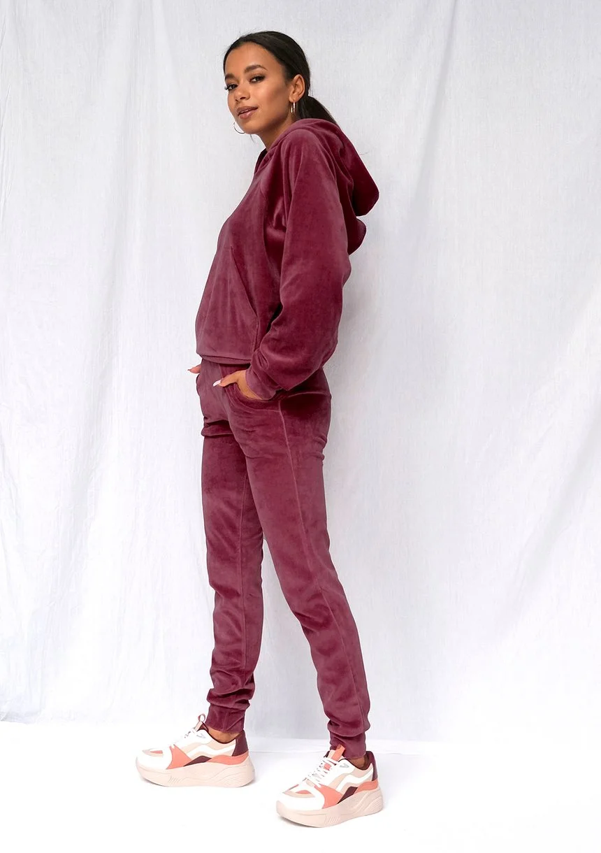 sweatpants burgundy