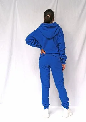 Spodnie z polaru kobaltowe ILM