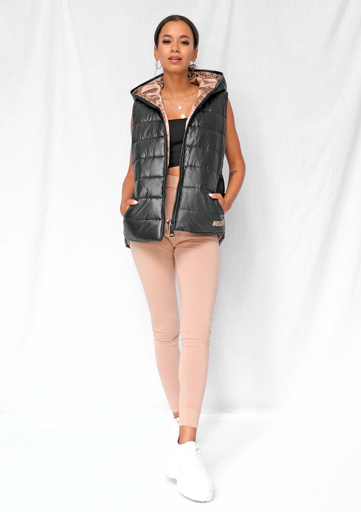 Legginsy z wysokim stanem Taupe ILM