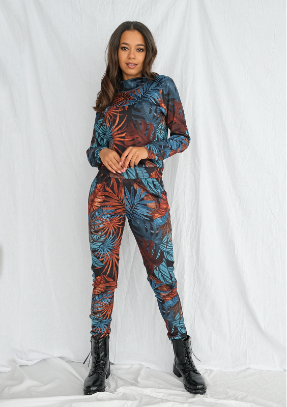 Spodnie  jogger print