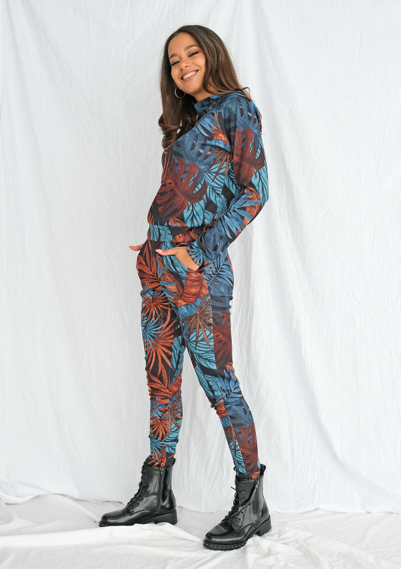 Spodnie  jogger print