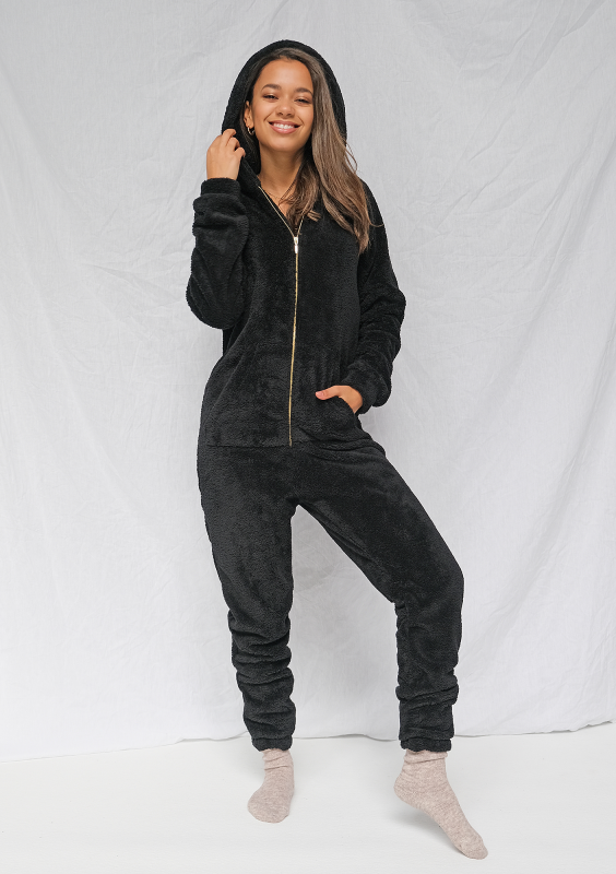 Kombinezon onesie Teddy czarny