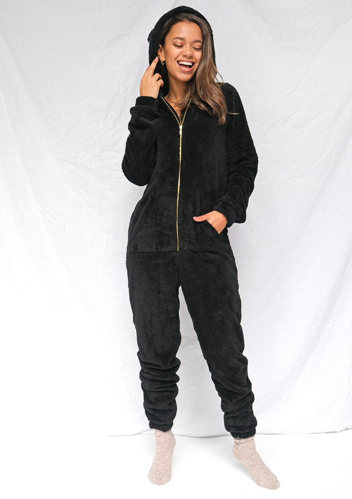 Kombinezon onesie Teddy czarny