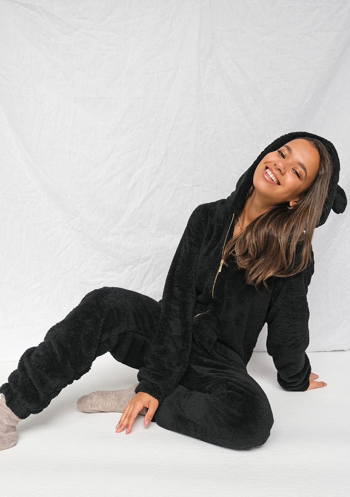 Kombinezon onesie Teddy czarny