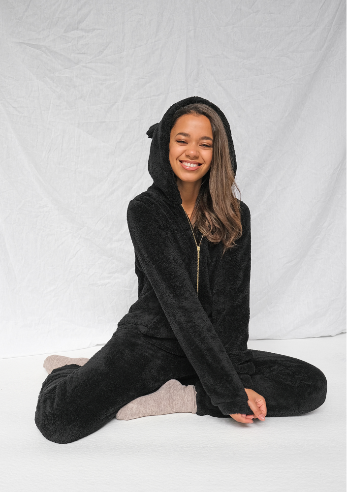 Kombinezon onesie Teddy czarny