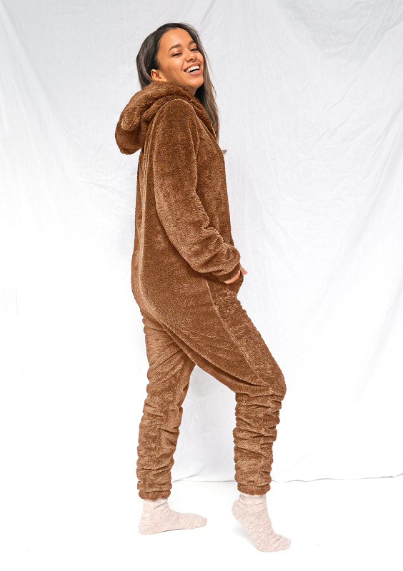 Kombinezon onesie Teddy karmelowy