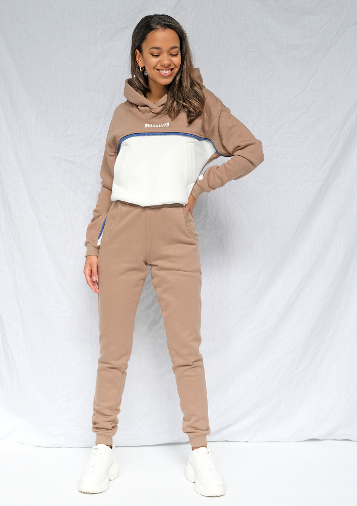 Bluza z lamówką Twine Blue Coffe