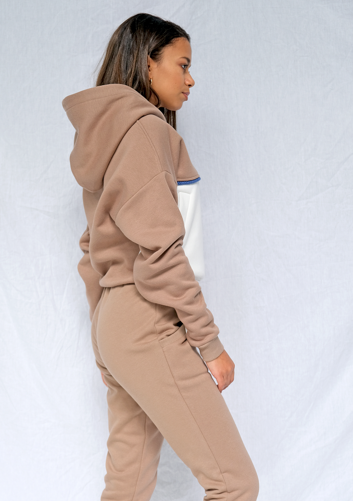 Bluza z lamówką Twine Blue Coffe ILM